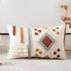 Pillow Boho Style Cover Ivory Burt Orang Decoration 45x45cm/30x50cm Tufted For Living Room Bedroom Sofa Bed Couch