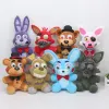 15-45 cm urocze zwierzęta pluszowe lalki Mangle Foxy Bonnie Chica Nightmare Fazbear Pchane zabawki