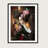 Japanische Anime Geisha Schönheit Kimono Frau Plakat Leinwand Malerei Print Wandbild Wohnzimmer Home Wall Art Home Dekoration