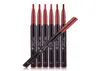 QIC 6colors Professional Matte Lip Liner Pencil 방수 회전 길고 오래 지속되는 부드러운 천연 립 라이너 펜 메이크업 도구 K9925829