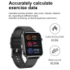 Bracelets Xiaomi ECG HOMME Smart Watch avec température corporelle carrément du moniteur de pression artérielle Smartwatch 1.7 pouces Bracelet sport tactile complet