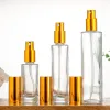 30/50 / 100 ml Portable Spray Verre Bouteille Perfume Cosmétique Récipient d'alcool Travel Ultra Mist Clear Atomizer Dispensateur