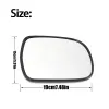 Mirror Specchio Specchio riscaldato Glass Retroview Mirror Lens per Lexus RX300 RX330 350 400H 03-08 per Toyota Hilux Vigo 05-15