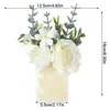 Dekorative Blumen 1PC Schmuck Bouquet Boutonniere künstliche Blumenbroschen Pins Brautjungfer Bräutigam Corsage Hochzeitsfeier Ehezeremonie