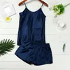 Home Kleding Vrouwen Zomer Spring Mode Causaal Sexy Smooth Touch Soft Spaghetti Strap Hem Nightwear Vest Mouwloze slaapkleding #15