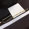 Bracciali braccialetti Bracciale designer di lusso Lettera classica 18K Gold in acciaio inossidabile per donne Amanti per matrimoni Accessori Accessori all'ingrosso L053