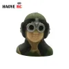 Haoye 1 PC 1/9 schaal Civil Pilots Figuren met glazen speelgoedmodel voor RC Plane Accessoires Hobby Color Army Green/Pink