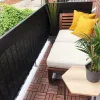 Noir Hi-Qualité Anti-UV HDPE Net Sunshade Net Outdoor Garden Garden Shade Cabine de voiture Couverture Home Plant Succulent Plant Ombalet