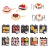 1/6 масштабный кукольный домик миниатюрный торт хлеб DIY Dessert Mini Food For Barbies Bjd Doll House Кухонный мебельный аксессуары