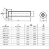 500/200/100/ 50/20pcs M1 M1,2 M1,4 M1,6 M2 M2,5 M3 M3,5 M4 M5 Schwarzes Stahlkreuz Phillips Flat Counterunk Headschraube