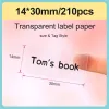 Printers NiimBot D11 White/color/transparent Label Printing Paper Name Sticker Waterproof Selfadhesive Cartoon Label Paper