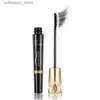 Mascara New 4D Silk Fiber Lash Mascara Waterproof Rimel 3d Mascara For Eyelash Extension Black Thick Lengthening Eye Lashes Cosmetics L49