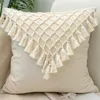 Pillow Morocos Home Bed Covers Pillowcase Sofa Decor Boho Lumbar Cojines Tufted With Throw Couch For Decorative Tassel