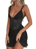 Lässige Kleider Leyajedol Frauen y2k Low geschnittene Bustier Mini Kleiderquadrathalshalskorsett Rüschen Kurzes Plissee Goes Out Party Clubwear (F-Black