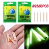 5/25 / 50pcs Fishing Buée Fluorescente Light Stick Light Night Buoy Pole clair Stick fluorescent foncé Lots utiles pêche / fête