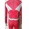 Power Samurai Sentai Shinkenger Red Rangers Costume Superhero Cosplay Halloween Birthday Party Zentai Suit tute per bambini