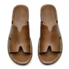 Sandalen Männer Pantoffeln PU Classic Flat Bottomed Comfortable Business Casual Beach großer Größe 38-47