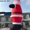 10mh (33ft) Gigantische luchtblazer van hoge kwaliteit Kerstmis Santa /opblaasbare kerst Santa Claus voor openlucht evenementendecoratie