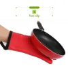 2pcs Food Grade Thick Heat Resistant Silicone Glove BBQ Grill Gloves Kitchen Barbecue Oven Cooking Mitts Grill Baking Gloves