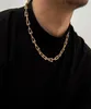 Catene shixin hiphop a forma di collegamento collana a catena per menwomen punk goldsilver color girocollo collane colar on collo 2021 gioielli1456950
