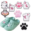 8pcs/Set Cele Cat Footprints Bute Charms for DIY Bransoleta Opaska Sandałowa Akcesoria dla dzieci Kobiet Party Favor Favor Prezenty