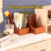 1Set 1:12 Dollhouse Miniature Bookshelf Storage Rack Desktop Organizer Box Home Model Decor Toy Doll House Accessories