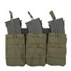 Airsoft Paintball Mag Mouck Single / Double / Triple AK M4 винтовка Molle Журнал мешочки тактические военные армии стрельба по охоте