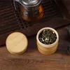 Jarros de comida de alimentos alimentos naturais de bambu storee box spice spice store box box de chá recipientes de cozinha de jar de oranizador ecológico ecológico L49