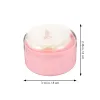 2 Pcs Honey Dispenser Body Powder Puff Box Puffs for Loose Holder and Container Pressed Pink Baby