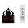 Azan Clock Muslim Wireles BluetoothスピーカーアプリリモートコントロールコーランスピーカーLEDライトラマダンギフトVeilleuse Coranique