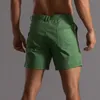 Męskie letnie spodnie kolorowe Pieszenia sznurka luźne swobodne sporty biegowe proste spodenki na plażę pakiet ćwiczeń