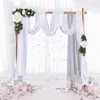 Decorative Flowers Artificial Flower Swag Wedding Arch Decor 2pcs Rose Arrangements For Reception Backdrop Welcome Sign