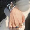 Tifancy S925 Sterling Silver Bracelet Editionの高級デザイナー滑らかな顔