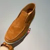 오픈 워크 스웨이드 하이 탑 슈즈 여성 캐주얼 신발 남자 슬립 온 워킹 플랫 클래식 발목 부츠 럭셔리 디자이너 사막 부츠 공장 신발