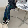 Batteries Elastic High Waist Long Flare Pant Bell Bottom Korean Summer Tie Dye Dark Contrast Print Sexy Slim Haruku Streetwear Trousers