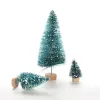 1/5/6 PCS Mini árvore de Natal Diy Fake Tree Tree Mini Sisal Bottle Brush Brave