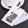 50PCS/ロットホワイトクリアセルフシールプラスチック小売パッケージポリポーチジッパーロックバッグ携帯電話アクセサリーバッグユニバーサルバッグ