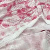 50x145 cm leopardo rosa leopardo jacquard in tessuto poliestere marca tessera di moda per abito materiale da cucito fai -da -te 240328