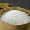 Fiori decorativi 20g simulazione di riso grani alimentari Modello di cereali fai -da -te Accessori fatti a mano falsi tiri bianchi oggetti di scena artigiani artigianali
