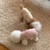 Vêtements pour chien Automne mignon à quatre pattes en peluche petit bibémorfomate maison exquise chat yorkshire vip