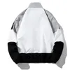 Dimusi Mens Bomber Jacket Casual Anorak Hip Hop Zipper Coat Fashion Male Streetwear Baseball Uniform Hooded Coats Clothing 240320