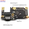 100% оригинальный новый USB -зарядный порт Плата разъема сгиба