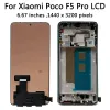 6,67 "Schermata del display AMOLED Poco F5Pro, per Xiaomi Poco F5 Pro 23013PC75G Display Display Digital Touch Screen con sostituzione del telaio