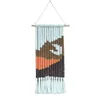 Tapices creative manual tejido macrame cuelging tapestry magnífico bohemio elegante para la casa decoración de la sala de estar decoración de fondo