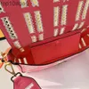 sacchetti di fendig f bag ff sacca da sera tali da taglio stampare donne borsetto designer baguette borsetto designer in pelle incrociata sede femminile borse con Fendibag QMNT