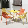 Modern simple Outdoor Table and Chairs Set Balcony Cafe Leisure Three Piece Set Household Garden Outdoor Furniture Set Patio Z