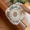 1Pcs for Dining Table Embroidery Craft Placemat European Style Lace Insulation Plate Mat Anti-scald Coaster Table Pads2. European Style Lace Insulation