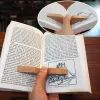 Book Page Holder Multifunctional Portable Reading Assistant Solid Wood Reader Book Lover Thumb Book Support School Supplies