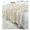 Decken Nordic Style Sofa Cover Decke Büro Nickerchen Nickerchen Schal -Strick -Hausklimaanlagen In verschiedenen Farben