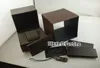 Hight Quality New Brown Watch Box Целая оригинальная женская ящик для женщин с сертификатом подарочной бумажной пакет Gcbox Cheap Pureti9377627